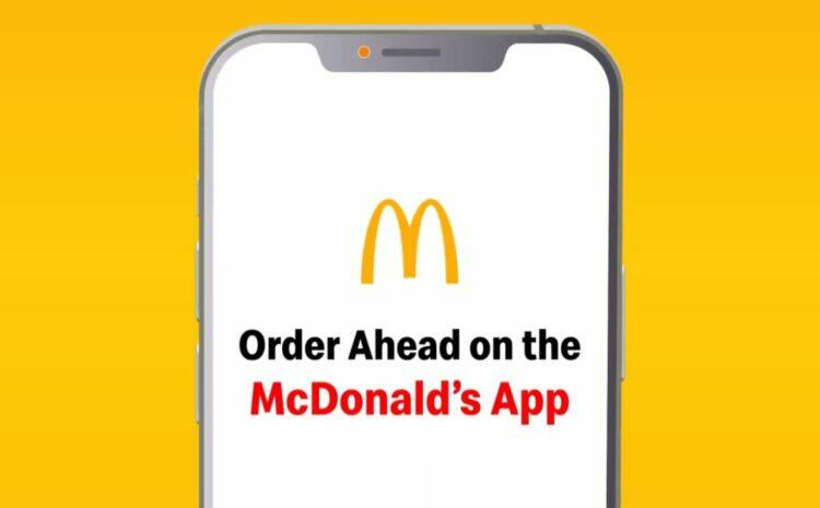  McDonald’s Order Ahead
