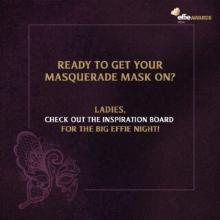 Ladies, have you got your masquerade mask ready for the big night of MENA Effie Awards this year?

Not yet? No worries, we got you covered! 

Check out the inspiration board for some ideas on what you can add to your outfit for this night of celebration on Nov 17!

Limited Seats Available. Don’t forget to reserve your table. Click the link in bio to reserve your spot today!

#MarketingEffectiveness #Marketers #Creatives #Advertising #Awards #MENAEffie #AwardingIdeasThatWork #Awards