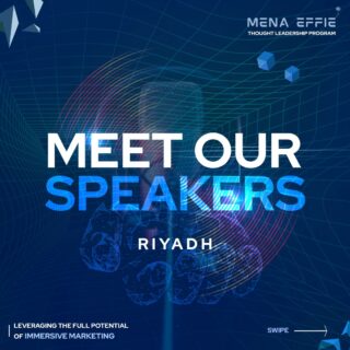 Meet some of our thought-stars from this year’s MENA Effie Thought Leadership Program joining us tomorrow in Riyadh!

Do not miss the chance to gain fresh ideas and rich insights into learning how to drive an immersive experience for your brands and customers (alongside some incredible networking opportunities)

Click the link in bio to reserve your seat for our Riyadh edition today!

Featured Speakers:

1. Mohammed Bahmishan - CEO & CCO - FP7 KSA
2. Anas Haj Kasem - Associate Director, ICT Consulting & Digital Transformation - Frost & Sullivan
3. Oliver Marriott - Client Services Director - Imagination
4. Christophe Castagnéra - Head of Strategy, Middle East - Imagination

#Marketing #AR #VR #customerexperience #MENAEffie #ThoughtLeadership #MENAEffieTLP2023