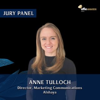 🔹Meet The Effective Jury Panel: 
🙋‍♀️Anne Tulloch - Director, Marketing Communications from AlShaya

Anne is hugely passionate about all things media, digital and marketing. She has an International expertise in developing brand, media and marketing strategies across high profile brands: Red Bull (Regional Head of Media Network), Sky (Sales & Marketing Director; TV & events) and Virgin Active (Head of Digital; enhanced acquisition & member experience).

To see rest of our jury panel, visit the link in bio.

#MarketingEffectiveness #Marketers #Creatives #Advertising #Awards #MENAEffie #AwardingIdeasThatWork #Awards #Judge