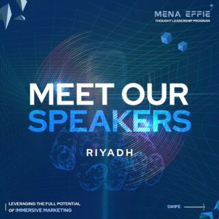 Meet some of our thought-stars from this year’s MENA Effie Thought Leadership Program in Riyadh!

Do not miss the chance to gain fresh ideas and rich insights into learning how to drive an immersive experience for your brands and customers (alongside some incredible networking opportunities)

Click the link in bio to reserve your seat for our Riyadh edition today!

Featured Speakers:

1. Vishal Badiani - Head of Creative Strategy - Snap
2. Piotr Lysak - Independent Brand Consultant - Flyadeal, Brandworks
3. Julie Kitabjian - Head of CX - Teads
4. Saleh Al Sulami - CEO - General Automotive Company
5. Waseem Afzal - Founder - Platformance
6. Saleh Lzeik - Head, Marcom Consulting - Wafy App
7. Anjo de Heus - Founder - Playtreks
8. Hamza Jeddawi - Chief Marketing Officer - Salam
9. Omar Knio - Marketing Director - Foodics

#Marketing #AR #VR #customerexperience #MENAEffie #ThoughtLeadership #MENAEffieTLP2023