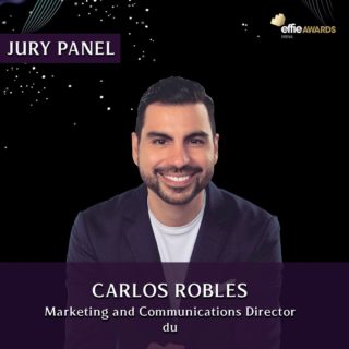 🔹Meet The Effective Jury Panel: 
🙋‍♂️Carlos Robles - Marketing and Communications Director at du

Carlos is amongst the Forbes Top 50 Marketing & Communication Executives in Middle East. With over 13 years of experience in the Marketing & Comms field, he has a proven track record in building and growing global and regional brands & extensive experience in marketing, brand and communications strategy, managing creative, social media, and PR agencies.

To see rest of our jury panel, click the link in bio. 

#MarketingEffectiveness #Marketers #Creatives #Advertising #Awards #MENAEffie #AwardingIdeasThatWork #Awards #Jury