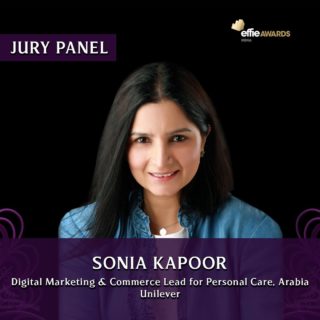 🔹Meet The Effective Jury Panel: 
🙋‍♀️Sonia Kapoor - Digital Marketing & Commerce Lead for Personal Care, Arabia at Unilever

Sonia is currently the digital marketing and commerce lead for Personal Care at Unilever. She comes with 10+ years of marketing experience in personal care. She has also been a lead for the launch of Unilever’s Miraa.me - a regional podcast spotlighting stories of women who have broken stereotypes, busted taboos and gone beyond society’s expectation of what is possible

To see rest of our jury panel, click the link in bio.

#MarketingEffectiveness #Marketers #Creatives #Advertising #Awards #MENAEffie #AwardingIdeasThatWork #Awards #Jury